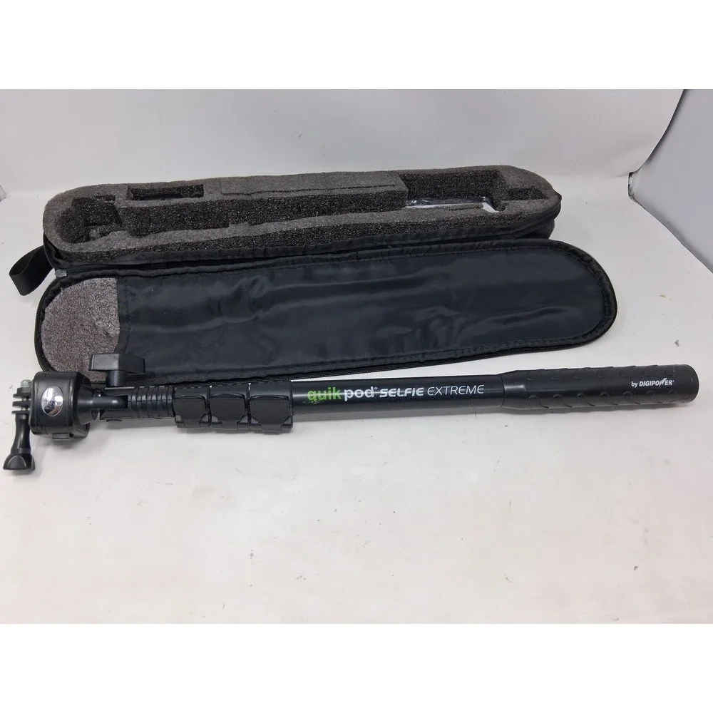Digipower Quik Pod Selfie Extreme Monopod TP-QPXT Extendable 4ft Pole w/ Case. Z